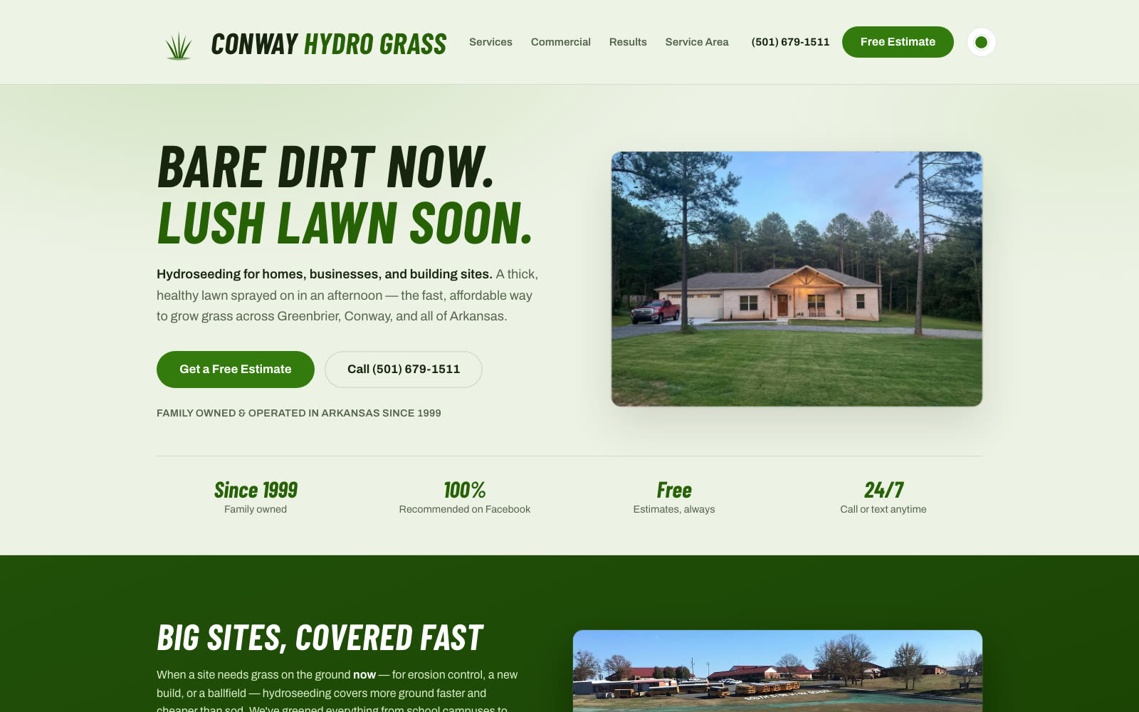 Conway Hydrograss website