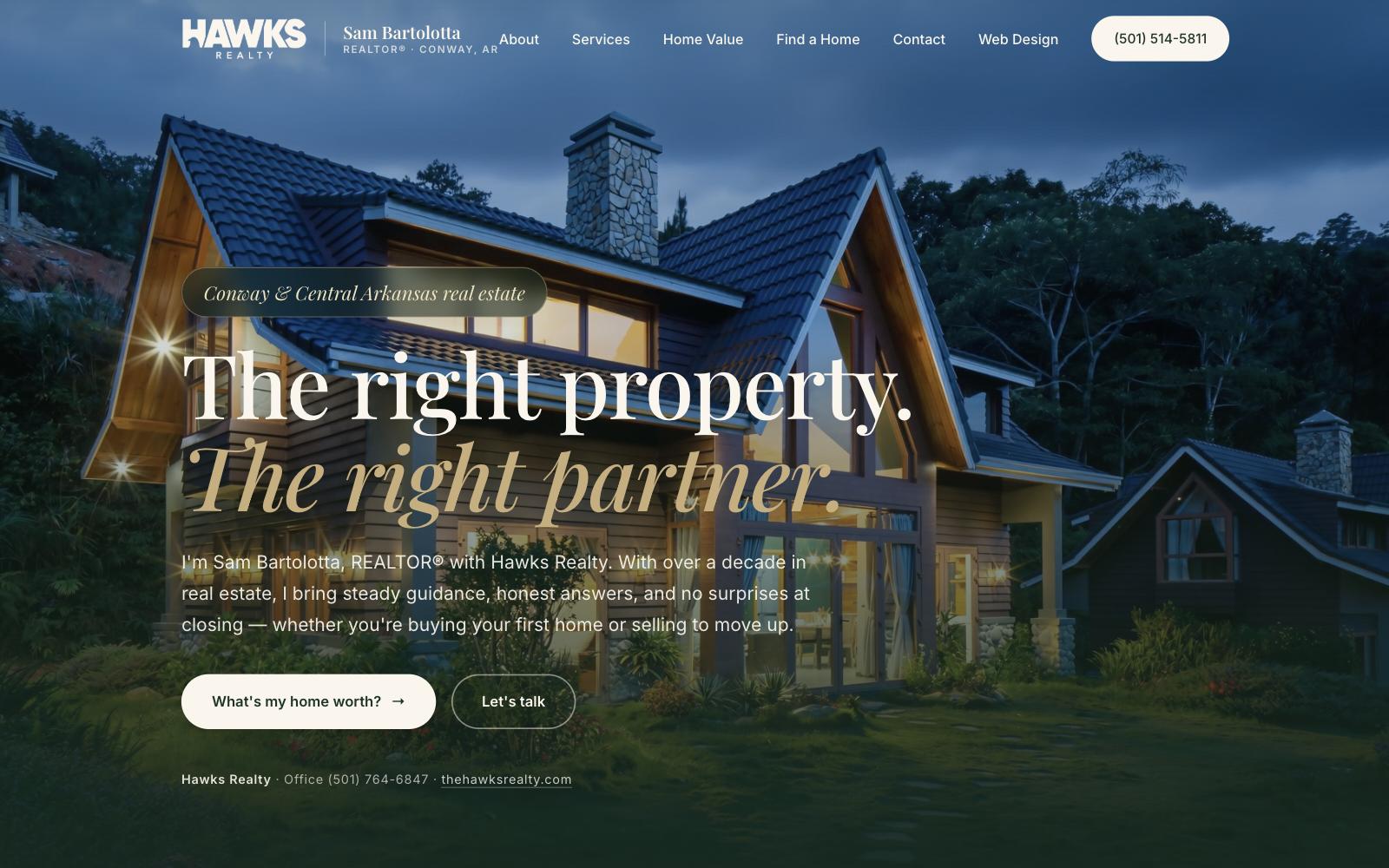 Sam Bartolotta real estate website